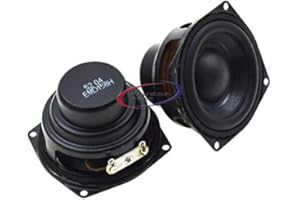 Reland Sun 2PCS 2Inch Audio Speaker 52MM 4Ohm 10W Full Range Speakers Bass Multimedia Loudspeaker For Audio DIY