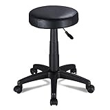 Popamazing Height Adjustable Beauty Salon Spa Swivel Gas Lift Stool Massage Tattoo