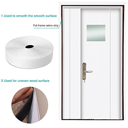 Magnet Fliegengitter Tür Moskitonetz Tür 90×210 cm,Yica Insektenschutz Magnet Vorhang Fliegenvorhang für Balkontür Wohnzimmer - 4
