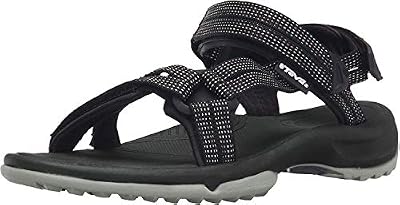 Teva Terra FI Lite, Sandales de Randonnée Femme, Noir (City Lights Black/Pastel Clbp), 36 EU