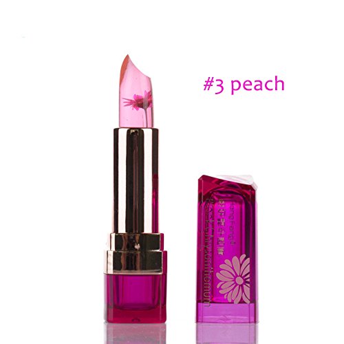 Sindy 1Pc Waterproof Lipstick Jelly Fruit Lip Balm Stick Temperature Change Moisturizer Bright Surplus Lips Cosmetic (03)