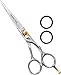 Utopia Care 6.5" Professional Barber Razor Edge Hair Cutting Shears / Scissors with adjustable tension and finger inserts