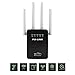 Price comparison product image PIX-LINK Wireless WIFI Router WI-FI Repeater Booster Extender Home Network 802.11 b/g/n RJ45 2 Ports Wilreless-N 300Mbps LV-WR09 (Black)