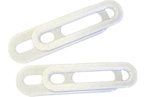 BEISDIRECT 2 PCS Head Strap Adapter for Meta Quest 3 Head Strap for Quest 2 Head Strap Connection to Quest 3 Head Strap Accessories 3D Printed (Whlte)