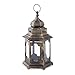 Produktbild Darice 30012690 schwarz und gold Laterne mit beweglichen Ring: 12,7 x 26,9 cm
