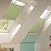 Produktbild Orignal VELUX Wabenplissee / Faltstore DuoLine FHC P31 1157S / Bedienart : Manuell / Farbe : Uni Grün / Fenstergröße : PK31 / Fenstertypen : GIU, GIL, GDL, VIU, VFE _14994