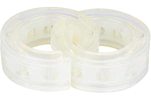 MIYINLA Auto Gummi Stoßdämpfer, 2 Stücke Auto Stoßdämpfer Puffer Pufferfeder Stoßfänger Kissen Transparent TPU Typ A-E (E)