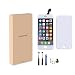 Produktbild USHINING LCD Display Touchscreen Ersatz Bildschirm + Front Komplettes Glas für Iphone 6 4.7" (Weiß/Gold)
