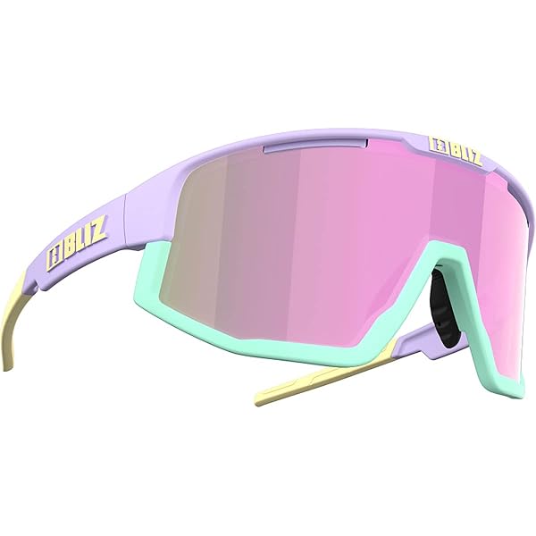 Bliz FUSION Sonnenbrille 2024 Matt Purple - Verstellbar Für Radsport & Ski