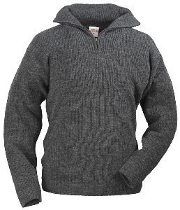 Preisvergleich Produktbild MIRAM Rollkragenpullover Wolle grau Gr.XL