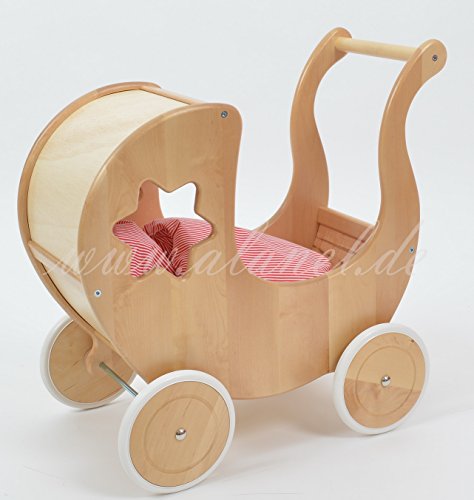 Puppenwagen Doll Pram Doll´Pram IBIS MIT BETWÄSCHE