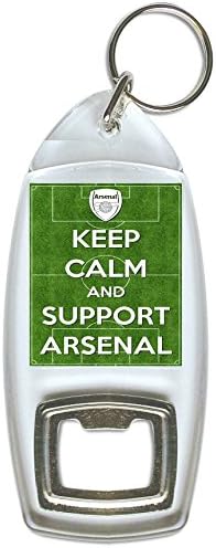 Keep Calm and Support Arsenal - Bottle Opener Keyring