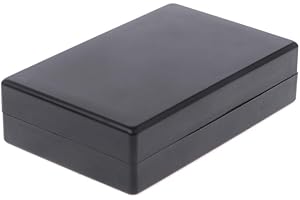 Buwei 125x80x32mm Caja Negra Impermeable Proyecto electrónico Conector de Caja de Instrumentos