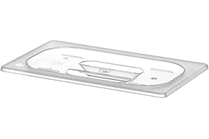 ‎HENDI HENDI Gastronorm Deckel, für Gastronormbehälter, Temperaturbeständig von -40° bis 110°C, Geschirrspülmaschinengeeignet, Stapelbar, Geruchs- und geschmacksneutral, GN 1/4, 265x162mm, Polycarbonat