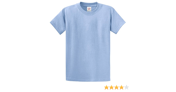 Star and Stripes Plain Sky Blue T Shirt 