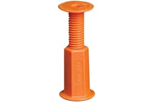 Space-Plug Adjustable Spacer Fixings (XL Size for 45-80mm Gaps), 10 Pack of Original Orange Spacers, Professional & DIY use for Kitchen, Bedroom, Bathroom & Furniture installations