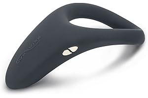 We-Vibe Verge Anillo de pene vibrante silicona para estimulación perineal y del clítoris, potente y silencioso, control por aplicación de smartphone, 100% impermeable