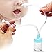Newcomdigi Baby Nasal Aspirator Booger Remover,Washable Safe Nose Cleaner,Nasal Aspirator, Hospital Grade
