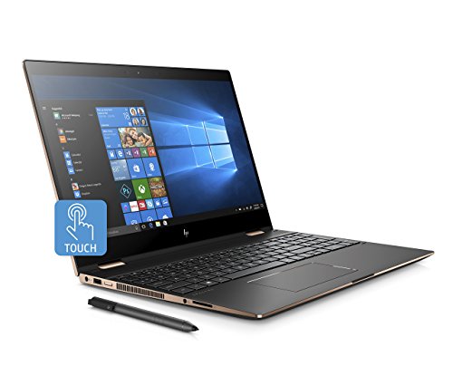 HP Spectre 15-ch005na x360 15 6 Inch 4K Ultra HD Convertible Laptop  Dark Ash Silver  -  Intel i7-8705G  8 GB RAM  512 GB SSD  Radeon RX Vega M Graphi
