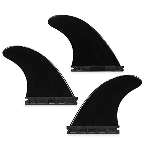 Lixada Future Tri Fin 4,37 '' Surf Set Tri Fin Surf Dérives de Planche de Surf FCS Future Fin Thruster 3 Packs