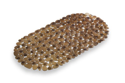 Carpemodo Wanneneinlage Badewanneneinlage Antirutschmatte Sicherheitseinlage 100% PVC Grösse 67 x 35 cm Farbe Braun