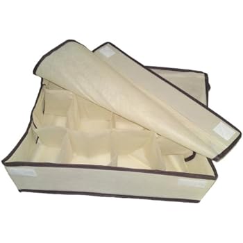 Textil-Organizer 12 Fächer Sockenorganizer Socken Unterwäsche Schublade