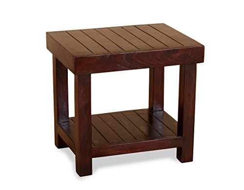 Madera KP ST 4012 End Table (Mahogany Finish, Brown)