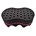 Carejoy Double Barber Hair Brush Sponge Dreads Locking Twist Coil Afro Curl Wave Oval, 1pcs