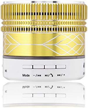Jieyida Mini Portable Rechargeable Bluetooth Speaker with 8G TF Card for Apple iPhone iPad Samsung S7 S6 Edge S5 Note 5 4 3 2 HTC Nokia LG (Yellow)