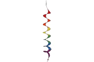CIM Windspiel - Twister M - UV-beständig und wetterfest - Ø15cm, Länge: 120cm - inkl. Kugellagerwirbelclip