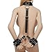 Produktbild Greenpinecone® Bondage Handfesseln Handcuffs mit SM Halsband Sex-Spielzeug für Anfänger