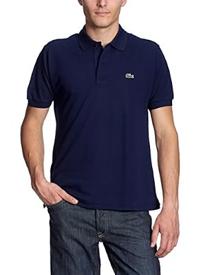 Lacoste L1212 - 00 - Polo Homme Bleu (Marine)-Medium (Taille Fabricant : 4)