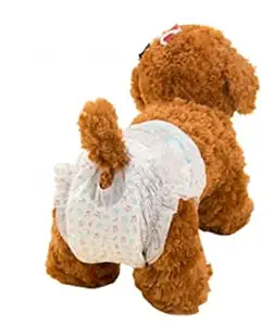 A+a Pets' Super Absorbent Disposable Diapers with Aloe Vera Gel for Puppy & Dogs (12pcs./Bag) (Large)