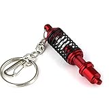 Estilo: unisex. Abilieauty - Llavero con Amortiguador para Coche, Rojo