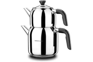 Korkmaz Kappa A079-01 Mega Tea Pot Caydanlik Takimi - Juego de teteras