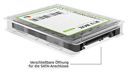 Icy Box IB-AC6251 Einfaches Schutzgehäuse aus Kunststoff für 2,5″ (6,35 cm) HDD/SSD, stapelbar - 4