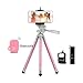 Produktbild Brilliant firm Zubehör Stative Handy-Stativ Portable Mini-Kamera Micro Single-Stativ Bluetooth Remote-Selbstauslöser Stand Zum Senden von Handy-Clip (Color : Pink, Size : High 105cm)