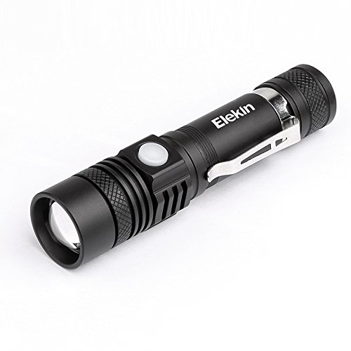 Led Taschenlampe , Elekin Wiederaufladbar 1000LM Tragbare IP65