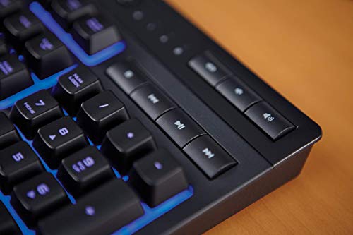 Corsair K55 RGB - Teclado Gaming  Retroiluminaci  n Multicolor RGB  QWERTY   Negro
