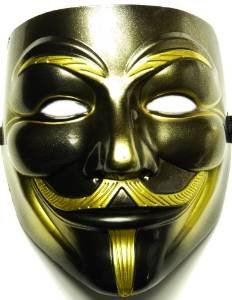 Preisvergleich Produktbild Nick and Ben Vendetta Maske Schwarz Gold Rarität!