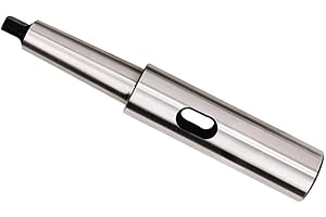Boxonly Morse Taper Extension Socket MT3 Outside-MT4 Interno Esteso Manicotto Riduttore con Esterno e Interno Morse Taper Precision Versione Diametro 48mm Lunghezza 240mm