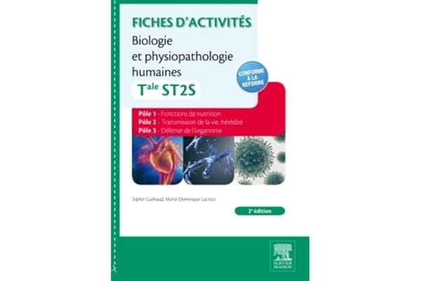 Fiches d'activités Biologie et physiopathologie humaines Tle ST2S: Pôle 1, Fonctions de nutrition ; Pôle 2, Transmission de la vie, hérédité ; Pôle 3, Défense de l'organsime