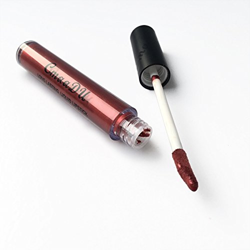 TOPBauty 2017new Ankünfte Sexy 15 Farben Wasserdicht Nackt Metallic Matte Nackt Lippe Langlebig Flüssig Lippenstift für Frauen Mädchen 12 - 4