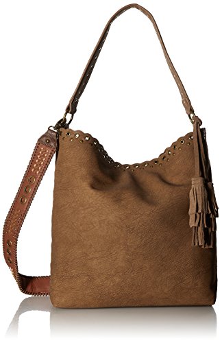Preisvergleich Produktbild STEVEN by Steve Madden Madaxx Shoulder Handbag,Tan