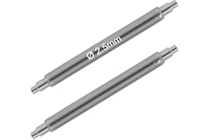 masar Premium Ø 1,78mm à 2,5mm – Barres à Ressort – Fixation pour Bracelet de Montre - (Espacement 6mm à 44mm) – Acier Inoxydable 316L - Montres Classiques ou Connectées