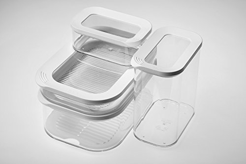 MEPAL ROS. Kühlschrankdose Käse 2000ml Modula weiß - 4