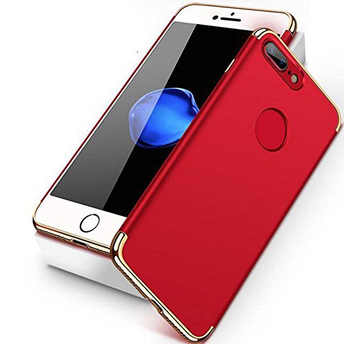 Funda iPhone 7 Plus Hosaire 3 en 1 Anti-Scratch Anti-huella dactilar a prueba de choque Marco Electroplate con superficie antideslizante cubierta Excelente agarre el caso para el iPhone 7 Plus Rosa Funda iPhone 7 Plus Hosaire 3 en 1 Anti-Scratch Anti-huella dactilar a prueba de choque Marco Electroplate con superficie antideslizante cubierta Excelente agarre el caso para el iPhone 7 Plus Rosa