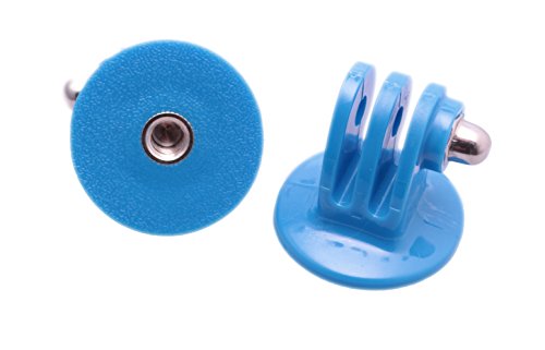 Kamera Zubehr Tripod Mount Blau Stativ fr GoPro Hero