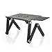 Produktbild O&YQ Computer Faltbare Tabelle Zusammenklappbare Tabelle 360-Grad-Einstellung Aluminium Kühlung Lazy Computer Schreibtisch mit Maus Bord, a, 42 * 27,5 cm