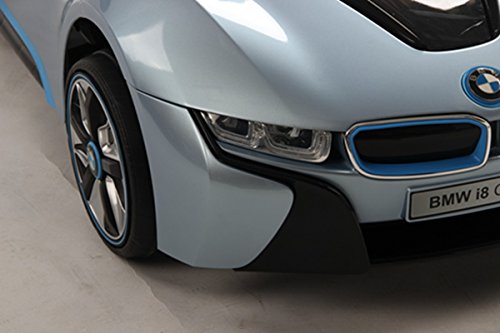 BMW i8 Concept White, Original Licenced Battery Powered Electric Ride-on Kids Car, 2x Engine, 12 V Battery, With Parental Remote Control, Rechargeable Battery